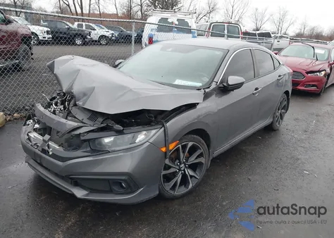 2020 Honda Civic Sport from USA, damaged, VIN 19XFC2F8XLE024862
